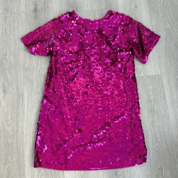 Anthropologie Verb pink sequin shift dress. - Picture 3 of 5